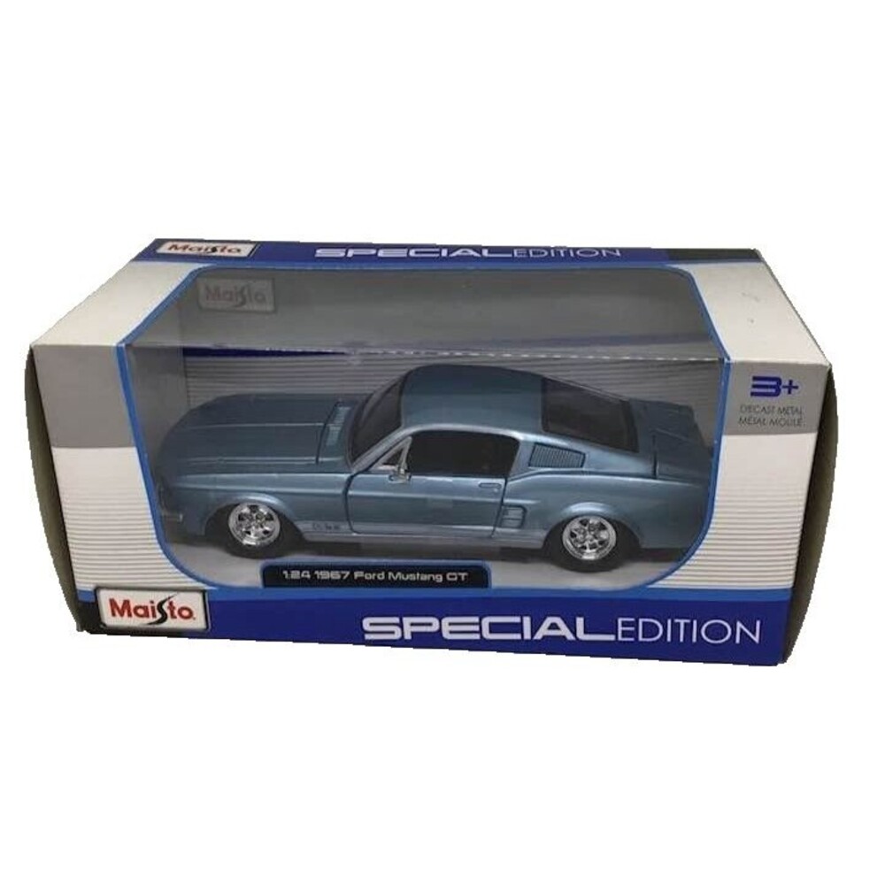 Maisto 1967 Ford Mustang GT Diecast Metal Special Edition Blue 31260 1:24 NEW